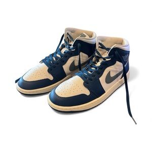 Nike Air Jordan 1 Mid French Blue BQ6472-414 Womens Shoes size 11 Mens 9.5